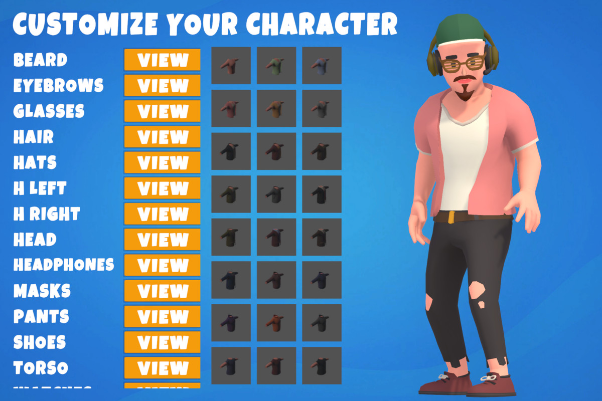 Customizable 3D City Characters Vol 3