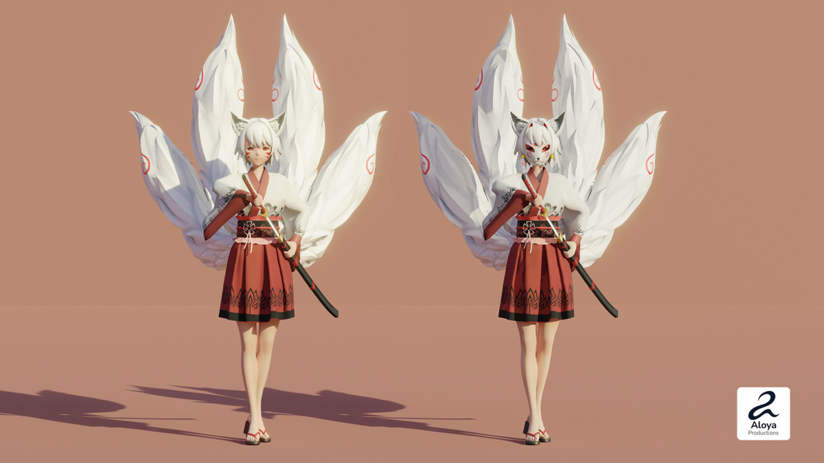 Kitsune / Fox Girl | Anime Character