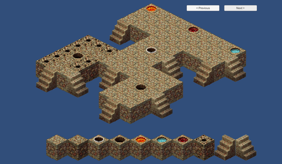 2D Isometric Modular Tileset – Flesh, Blood & Skull