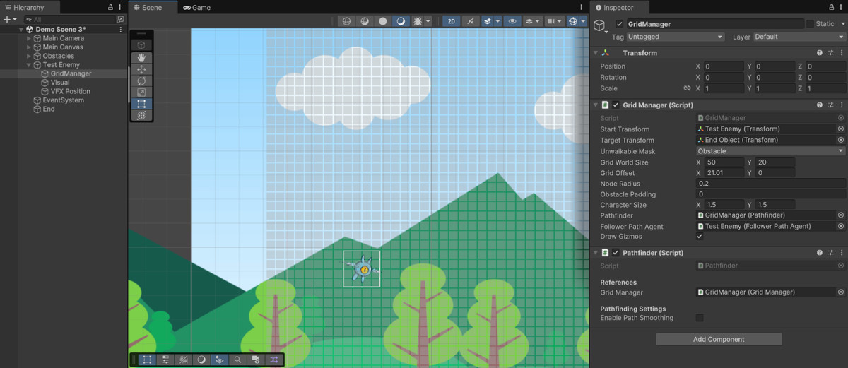 A* Pathfinding & Follower Toolkit for 2D