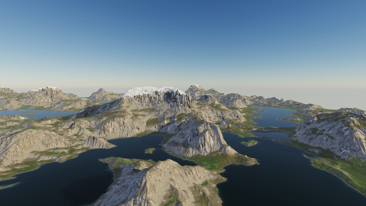 Procedural Mountains & Rivers 8K - 37 Terrains