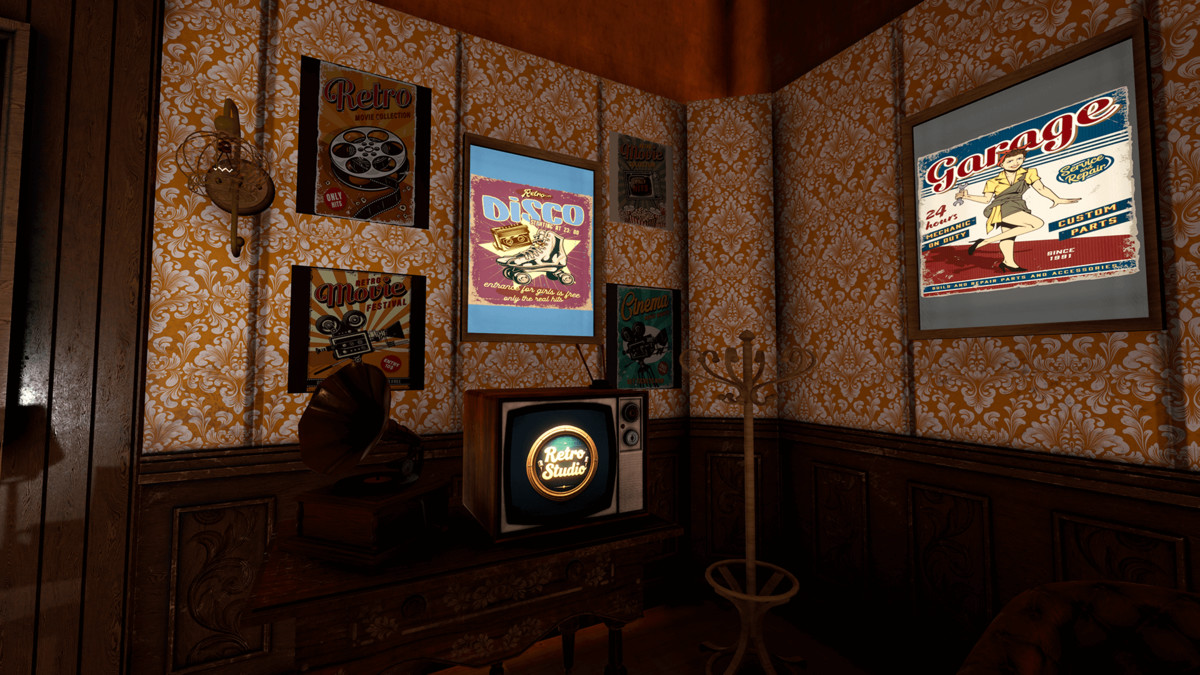 Retro TV Studio 2. (URP)