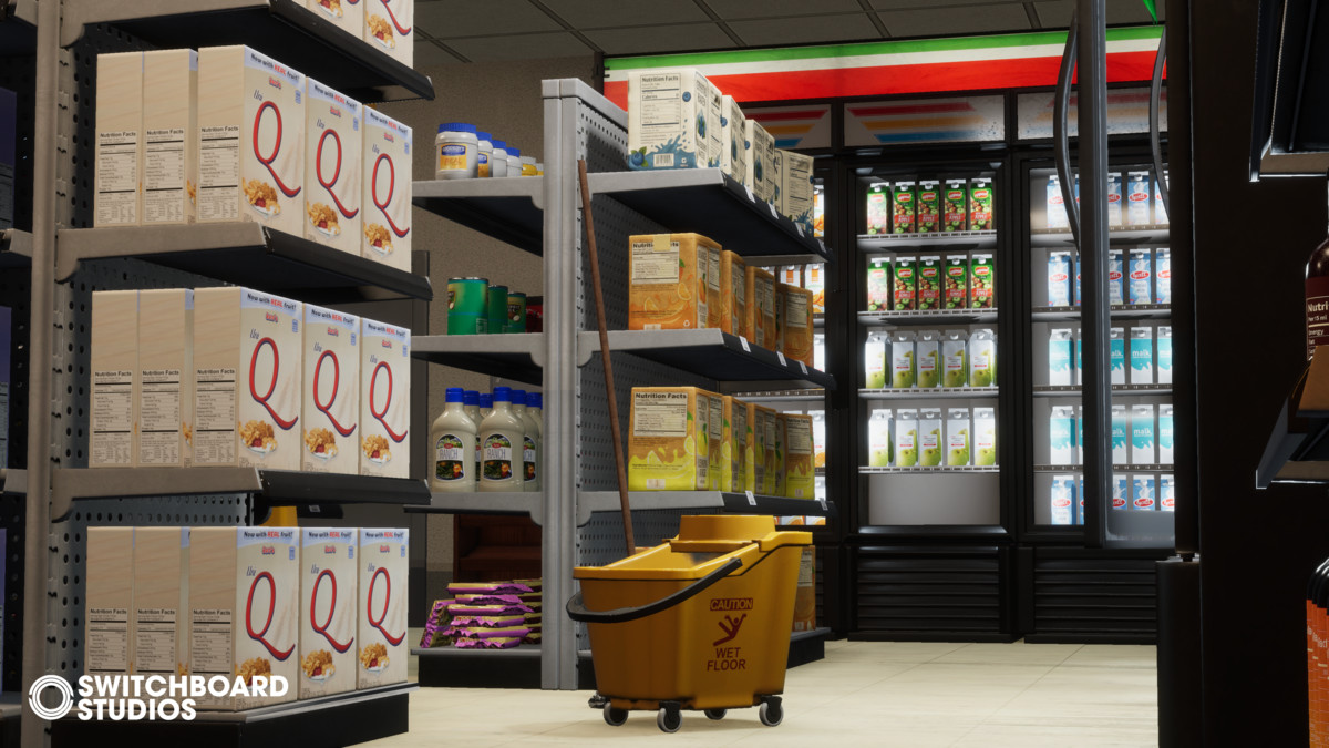 Modular Convenience Store With Products