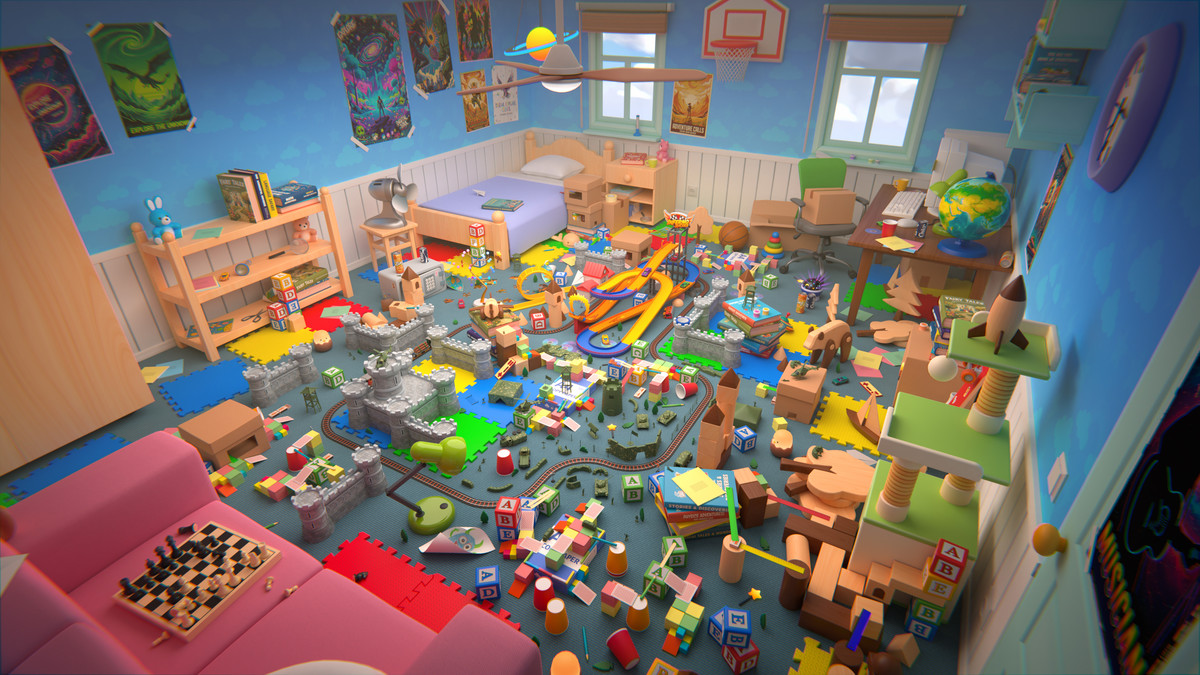 Playroom - Low Poly 3D Models Pack