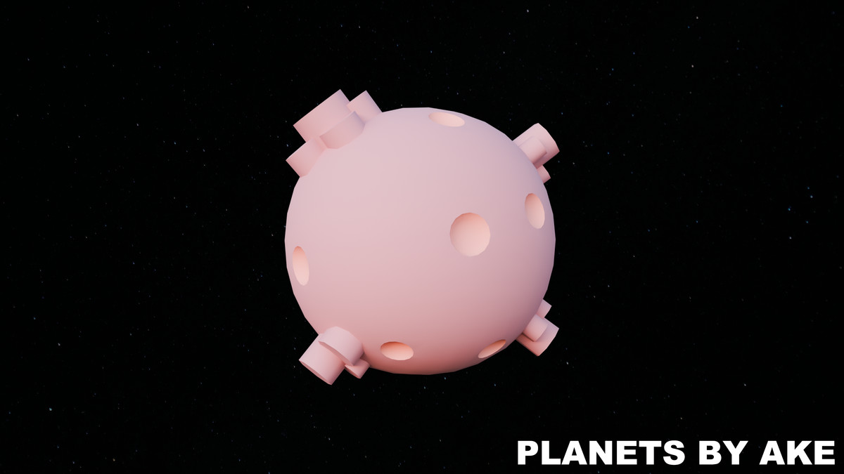Planets - Stylized Low Poly Asset Pack by Ake