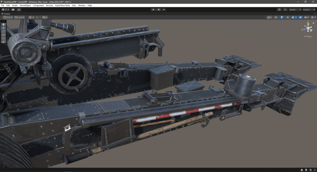 Rigged 15cm sFH 18 Cannon WW2