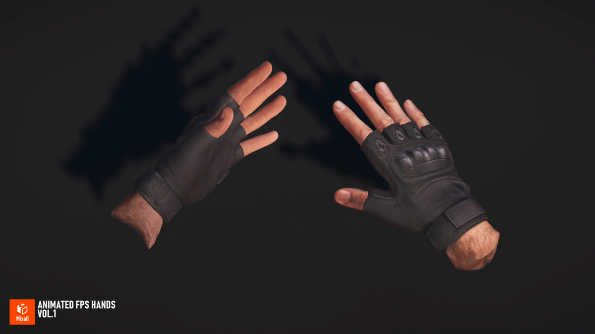 Animated FPS Hands Vol.1