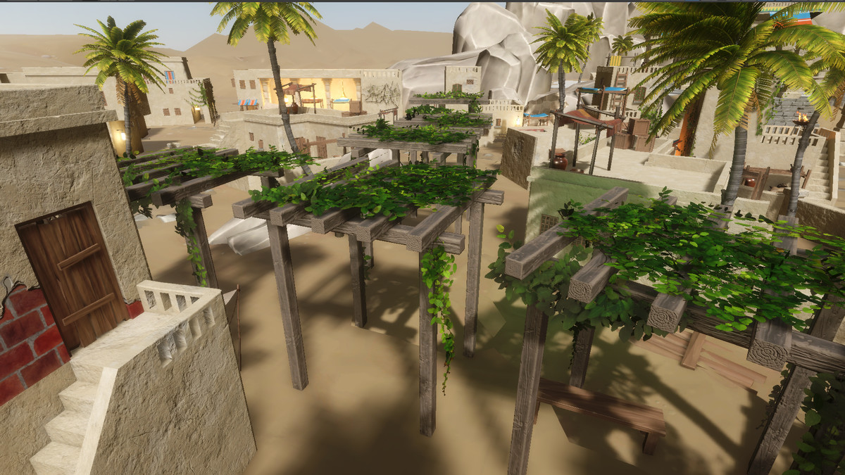 Desert Town - Stylized, Modular pack