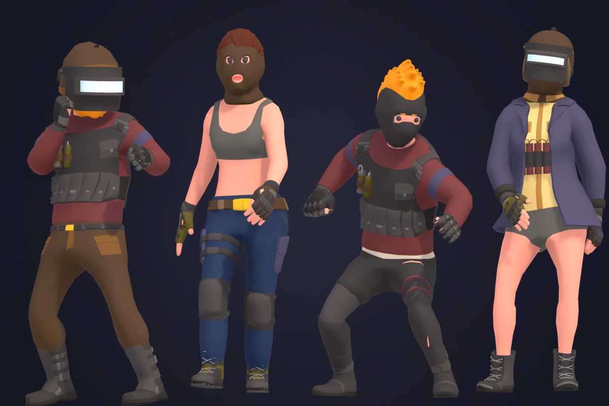 Customizable 3D Military Characters Bundle