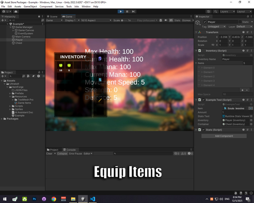 ItemForge - Advanced Inventory System