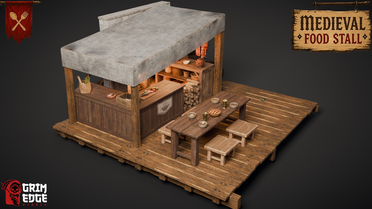 Medieval Food Stall