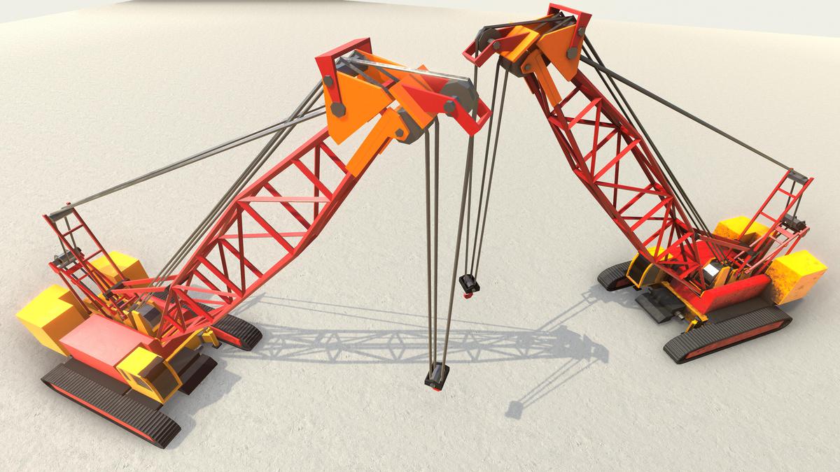 Low Poly Construction Vehicles