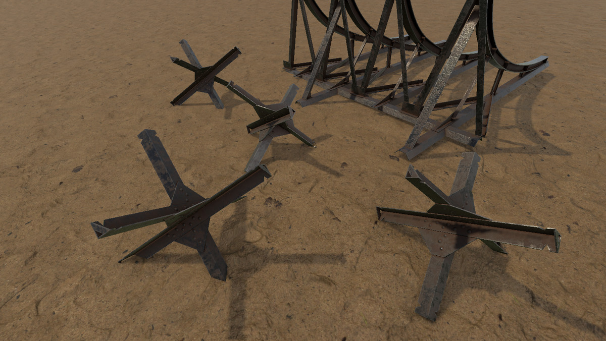 WWII Czech Hedgehogs