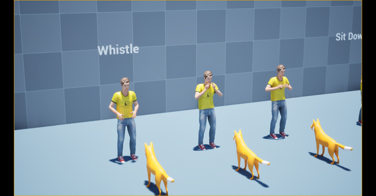 Dog Command Animation
