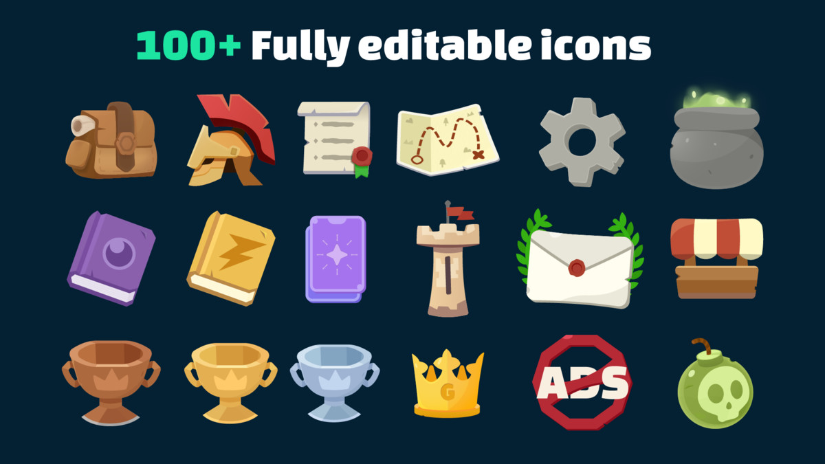 Cartoon Fantasy GUI - Source Files