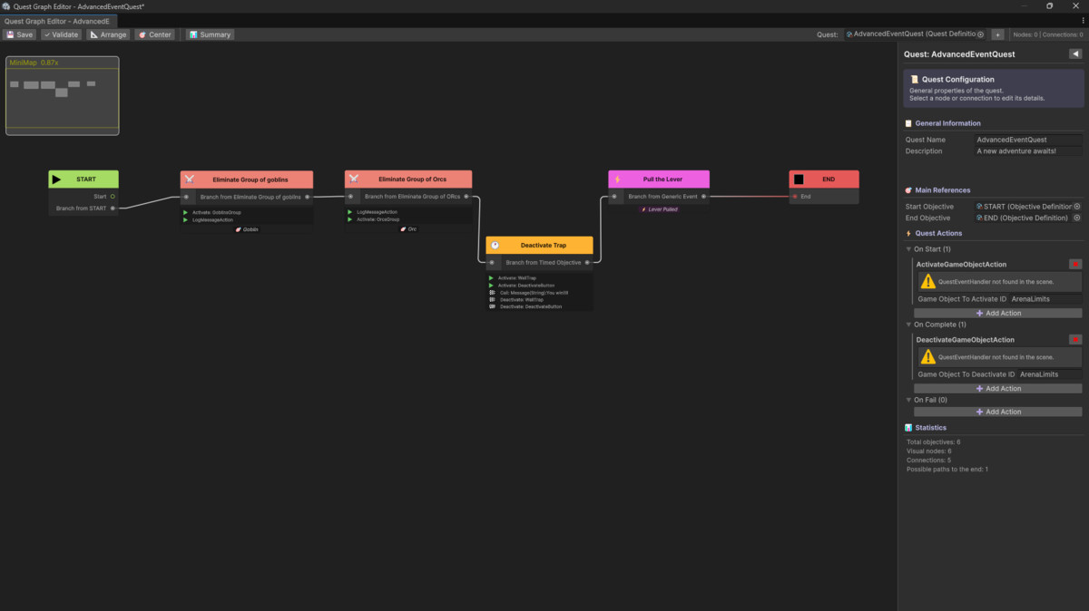 Quest & Game Flow System