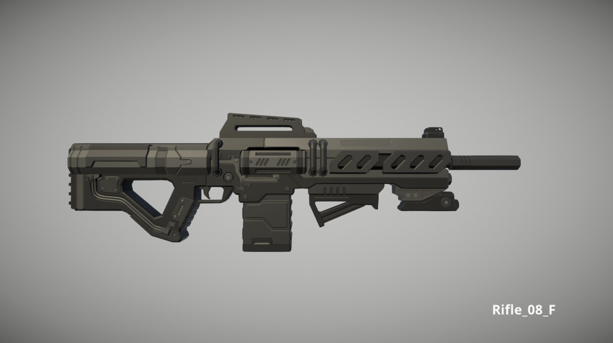 Cyberpunk Armory - Low Poly