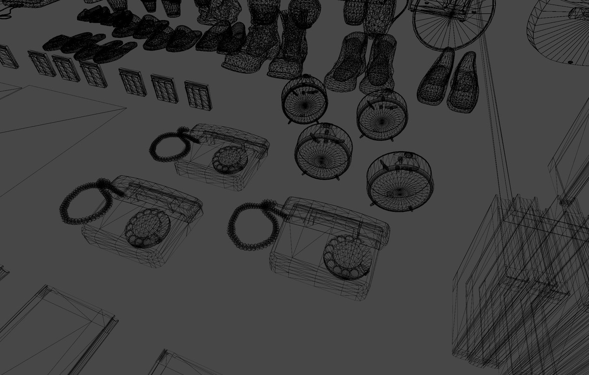 Old Interior Props Pack 3