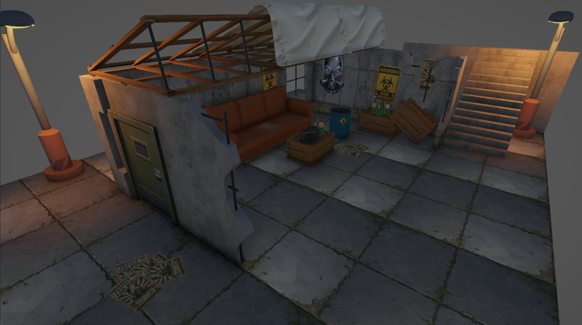 Ruined Shelter – Post-Apocalyptic Modular Pack