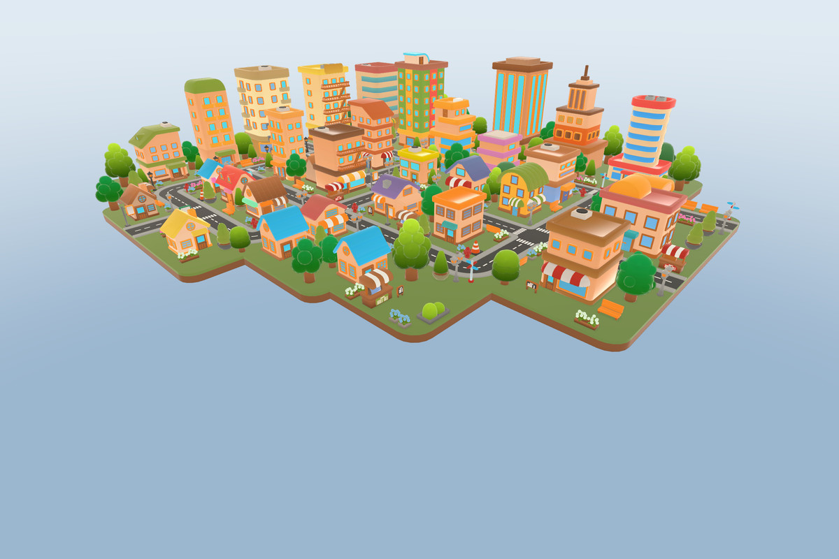 Cozy City - Chibi Stylized City Buildings 02