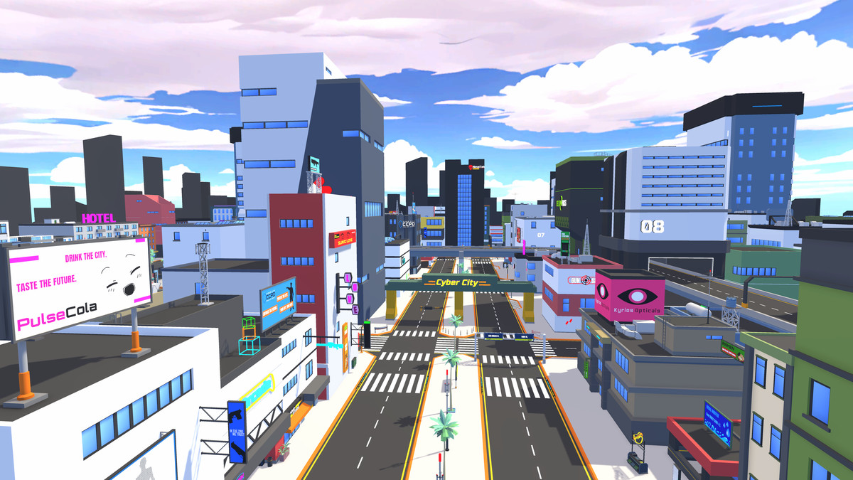 LowPoly Cyberpunk City