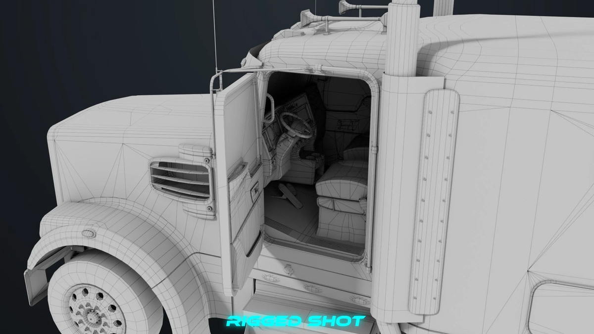 Heavy Truck 6 Chassis Collection URP HDRP Textures