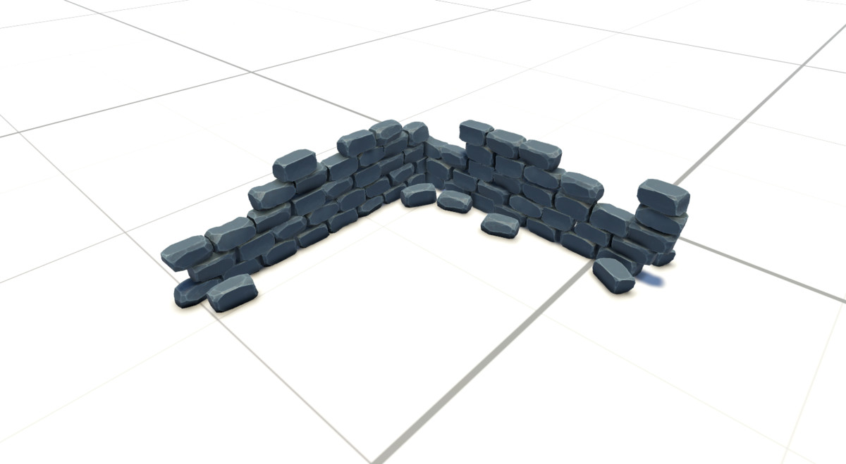 Stylised Rocks and Ruins