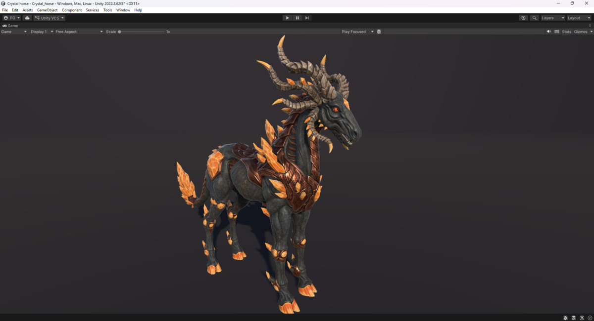 Crystal horse
