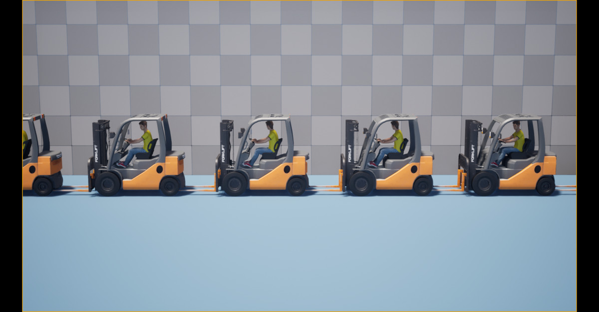 Forklift Operator Animation