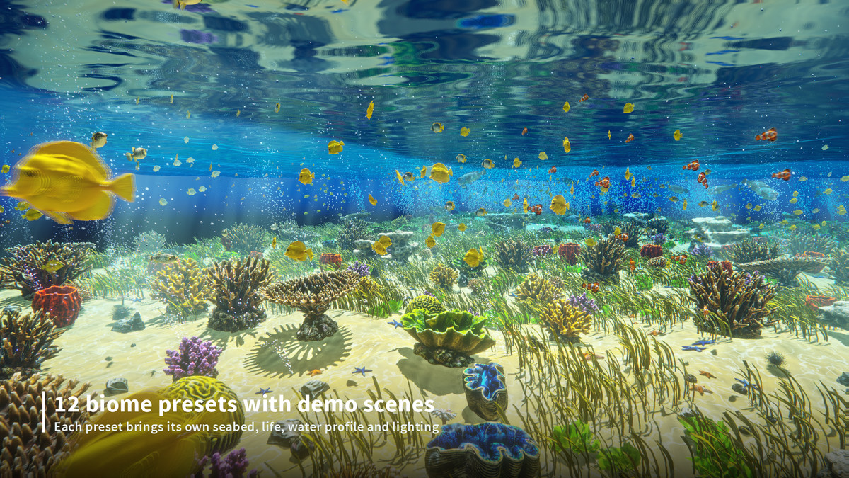 Real Underwater Worlds — Biome Generator & Rendering