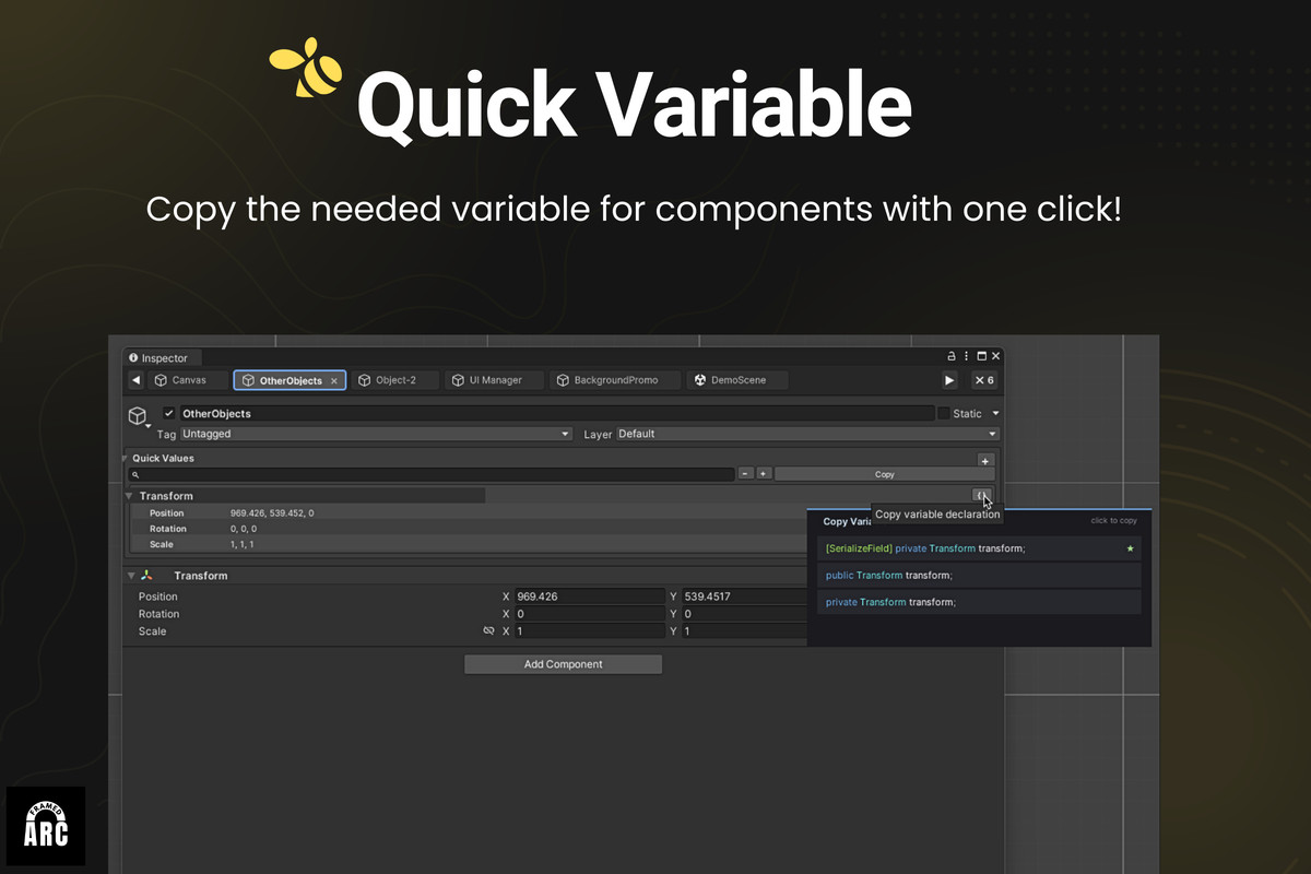 BEE Tools | Hierarchy & Inspector