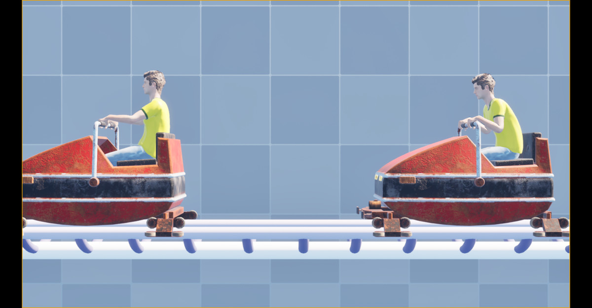 Roller Coaster NPC Animation