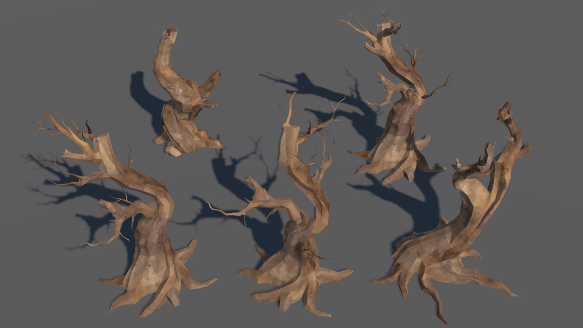 LowPoly Nature DeadTree