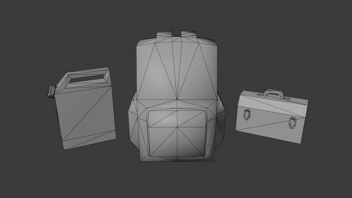 PSX Supplies Pack – 46 Lowpoly Supplies Props