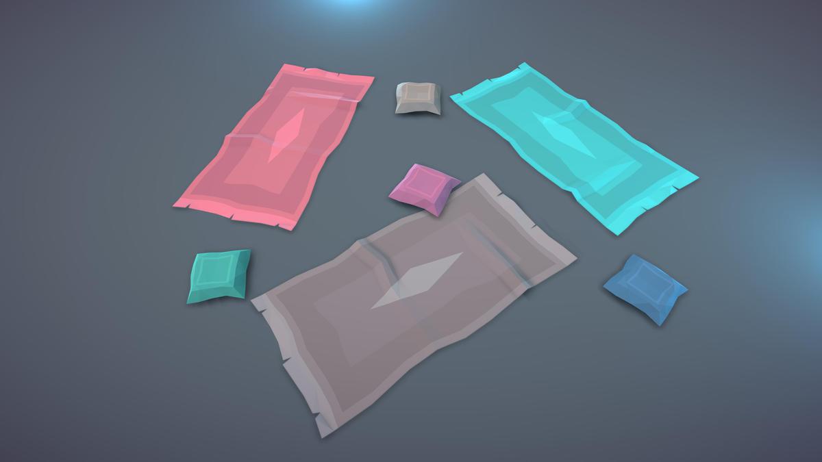 STYLIZED Fantasy Fisherman's Shack - Low Poly 3D Pack