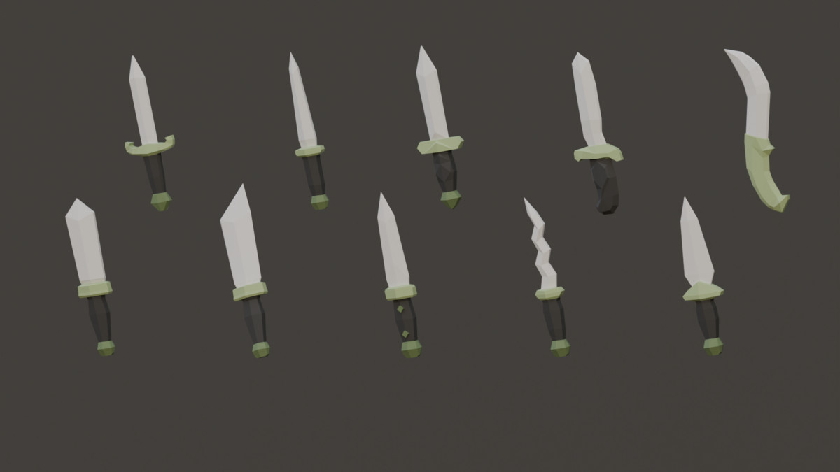 Fantasy Melee Weapons - Low Poly Pack