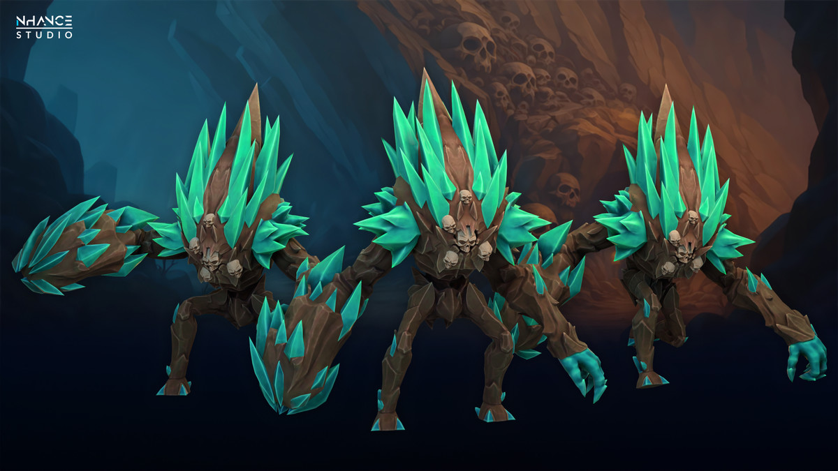 Stylized Cave Crystal Creatures Pack