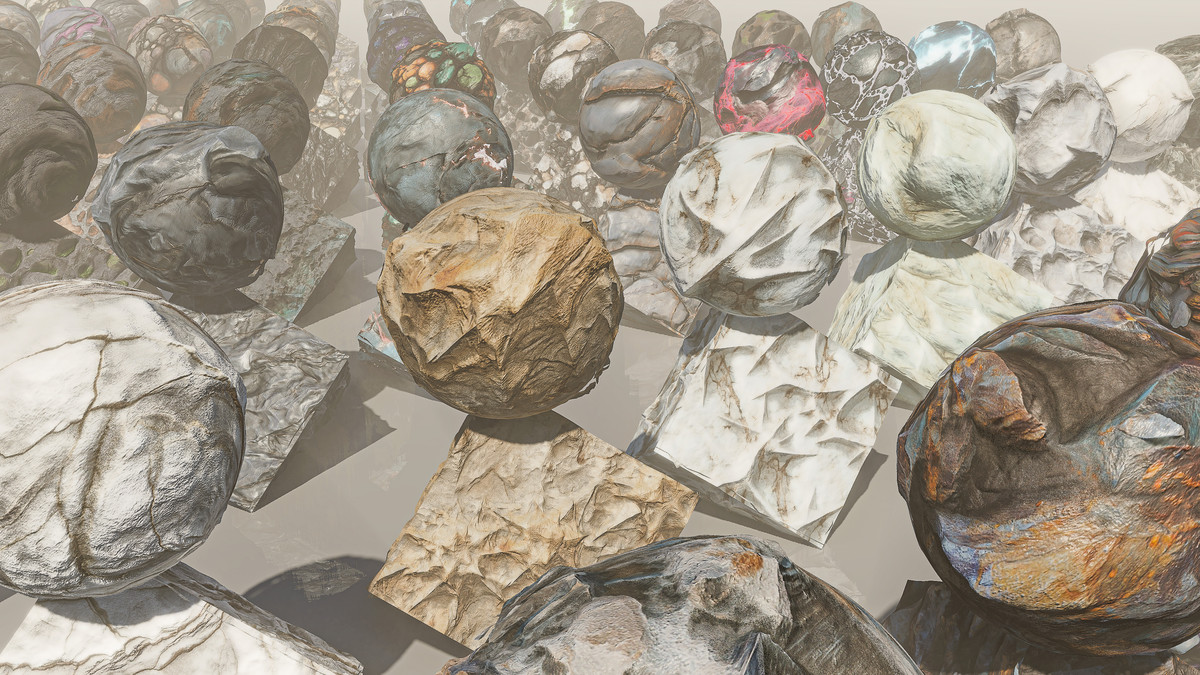 Alien Rocks Materials