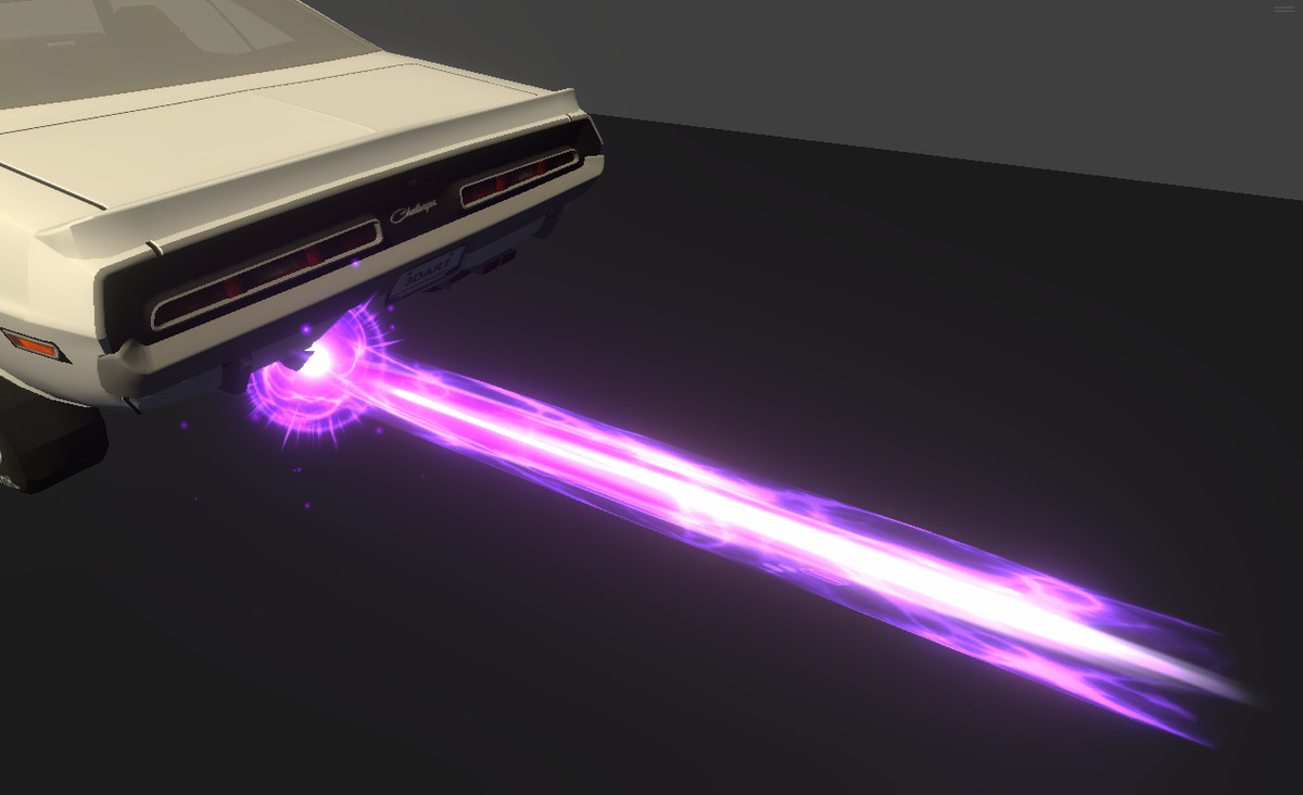 Game VFX - Exhaust jet effect