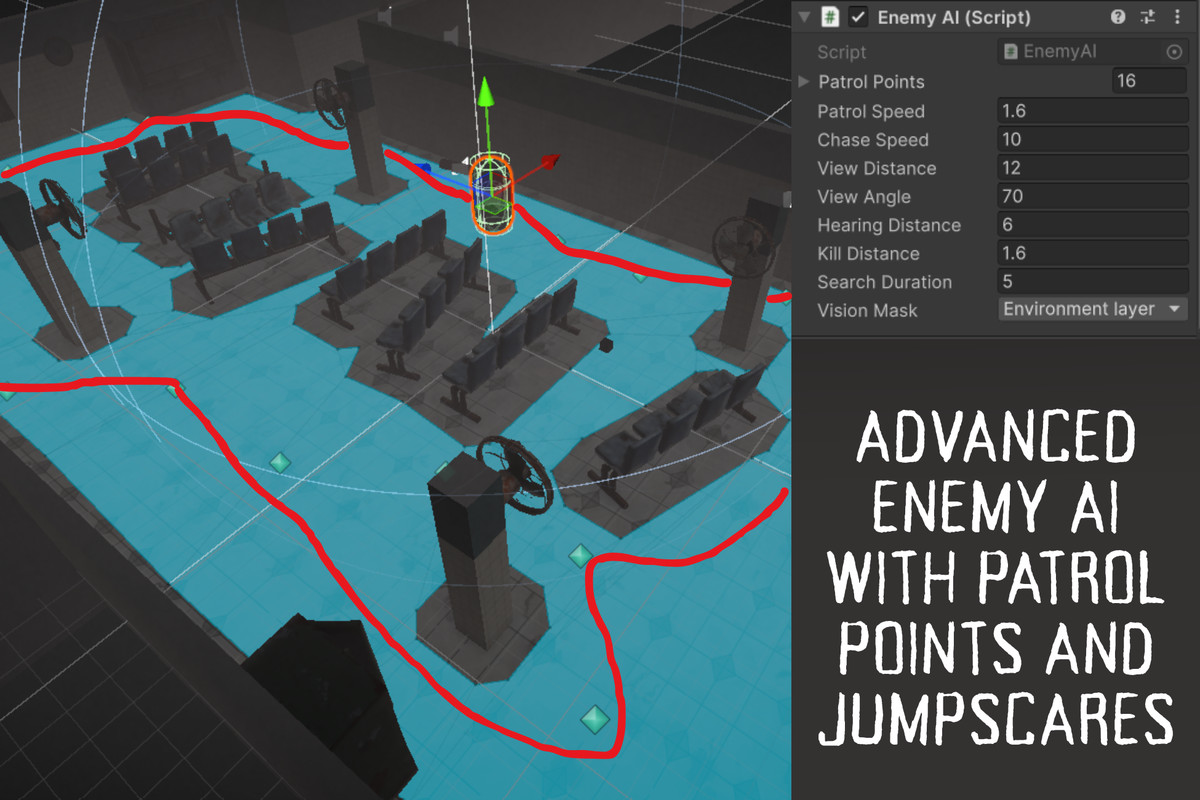 Mobile Escape Horror Template