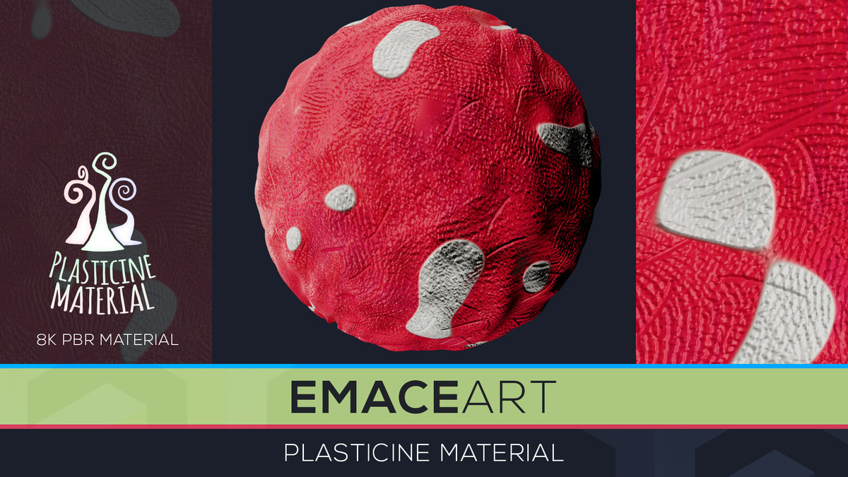 11 URP Stylized Material PBR Texture Pack - MoldWorld Plasticine
