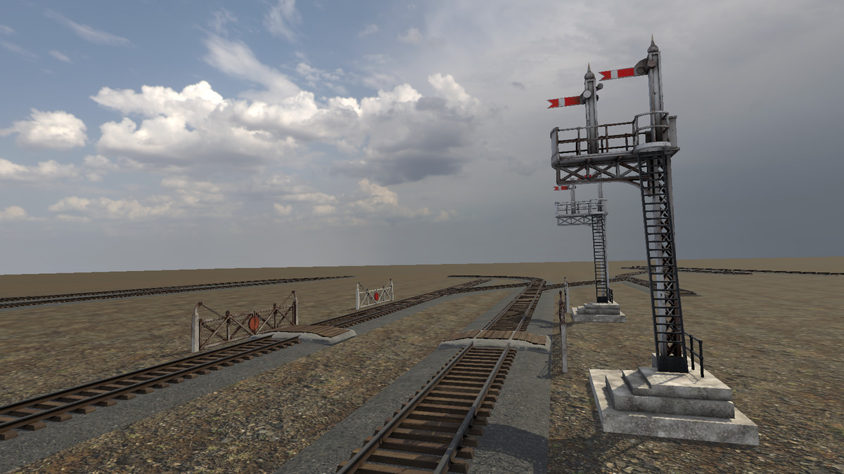 Modular Train Tracks and Signal Crossing