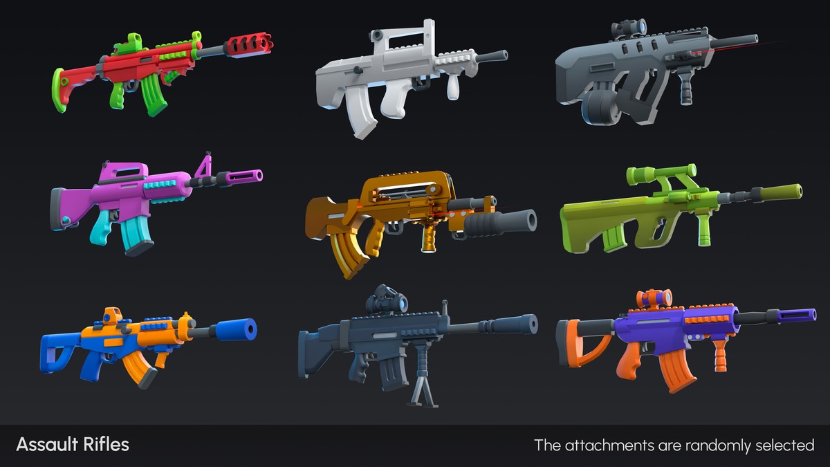 Cartoon Weapons - Low Poly 3D Models Pack