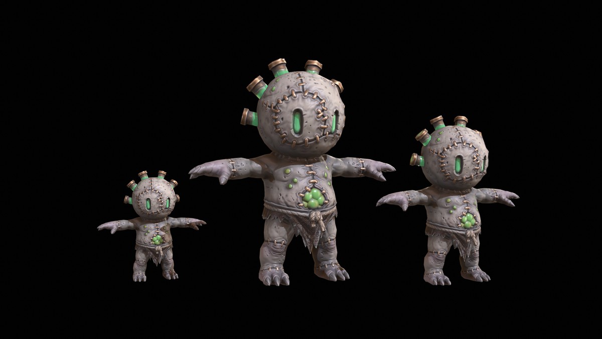 Chibi Necro Zombie Pups