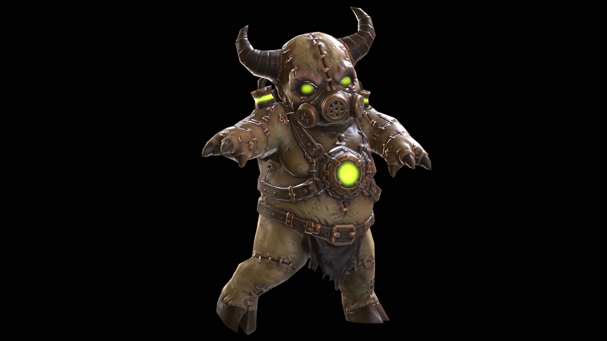 Chibi Necro Zombie Bull