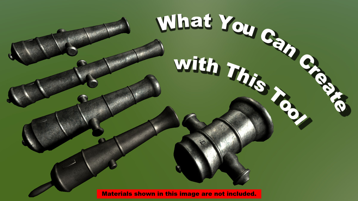 Procedural Cannon Barrel Generator