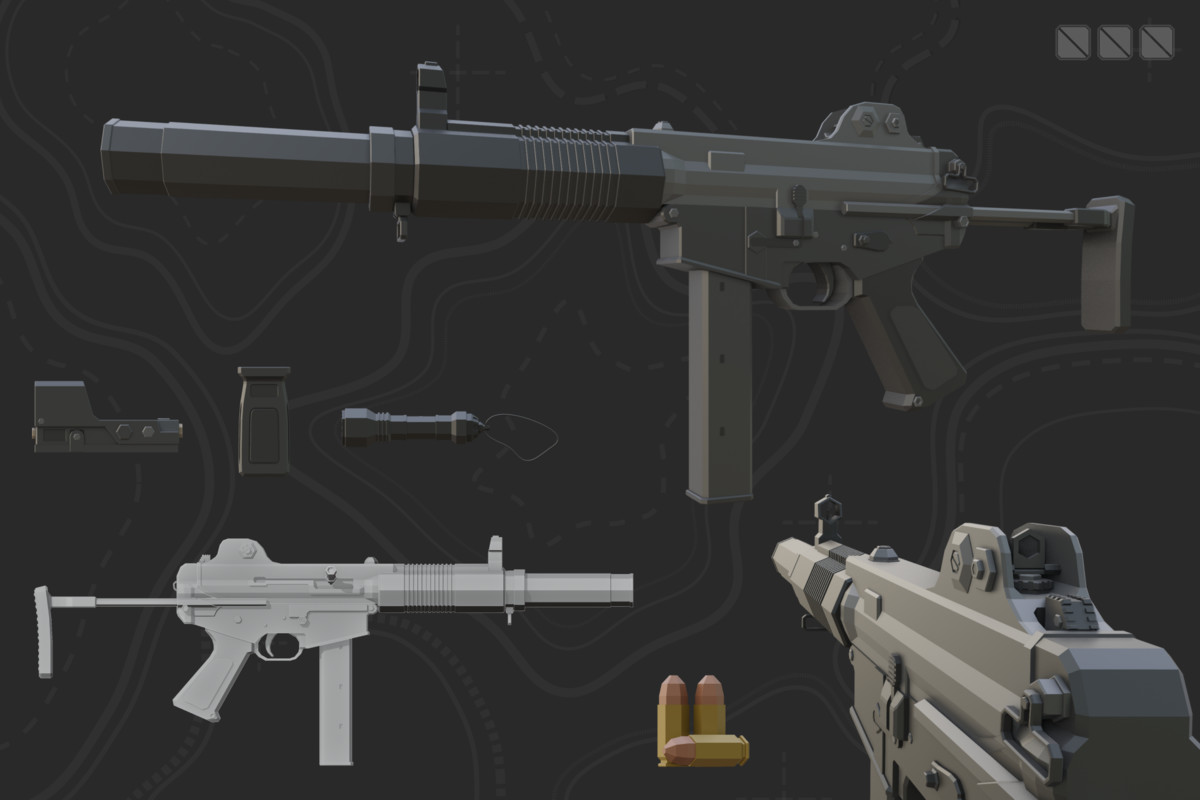 Low Poly Weapon Bundle Pack V