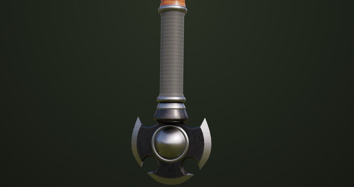 6 Battle Axes Collection 01 URP HDRP Textures