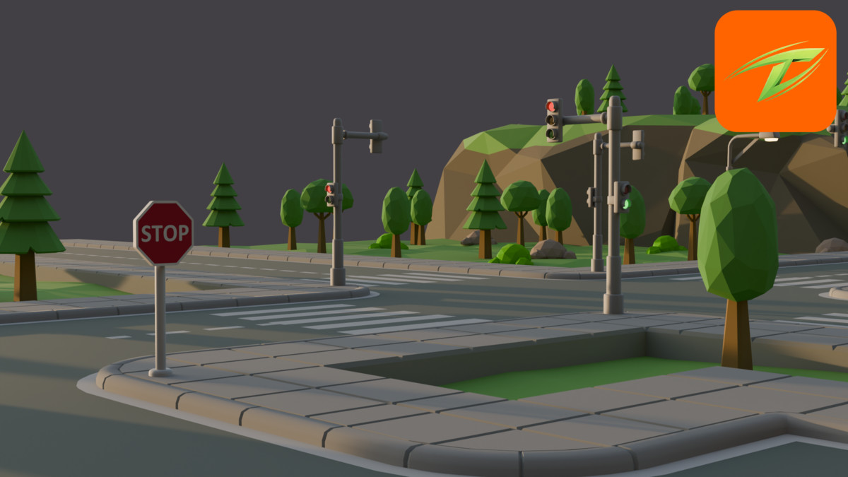 Stylized Road Pack - Thinkix Studios
