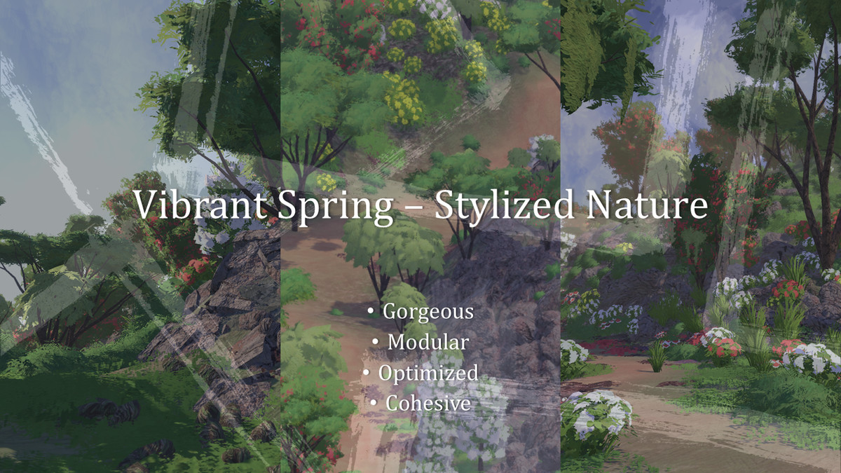 Vibrant Spring - Stylized Nature